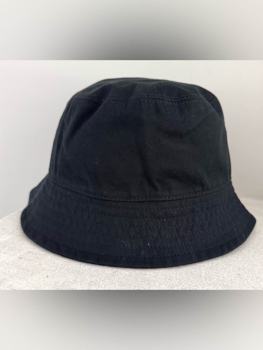 BURBERRY Black Cotton Bucket Hat Size M Fits Small Authenticated COA Included - Picture 2 of 7